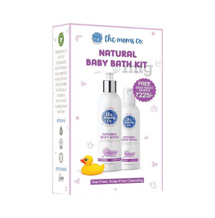 The Moms Co. Natural Baby Bath Kit