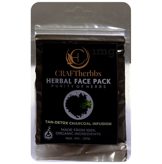 CRAFTherbbs Tan-Detox Charcoal Infusion Face Pack