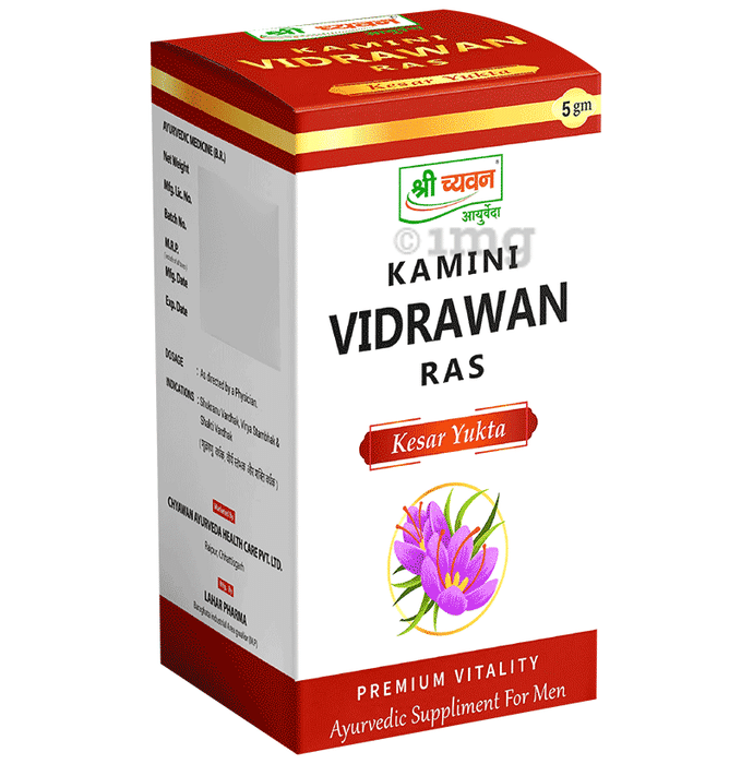 Shri Chyawan Kamini Vidrawan Ras Tablet Kesar Yukta