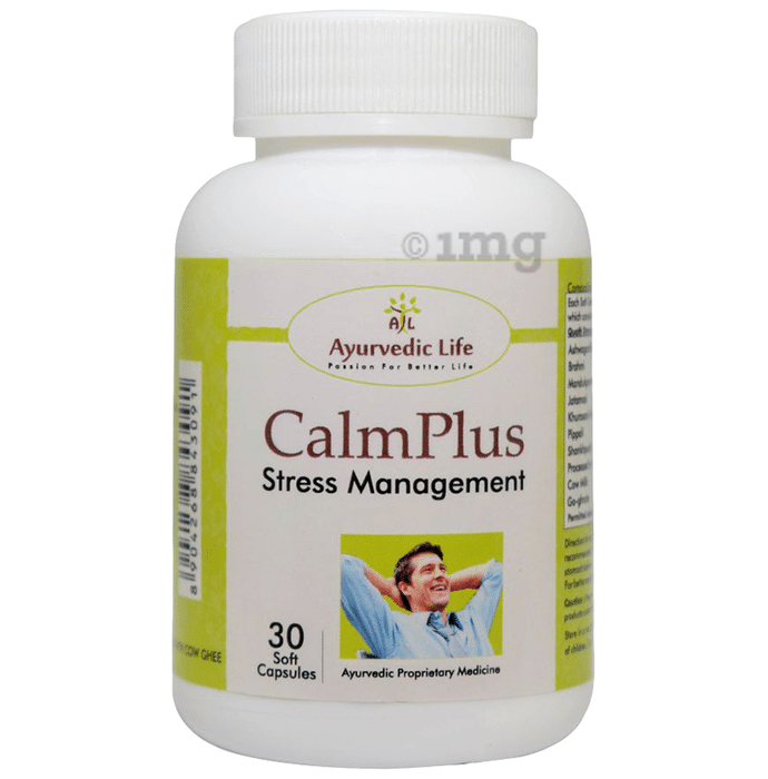 Ayurvedic Life Calm Plus Stress Management Capsule