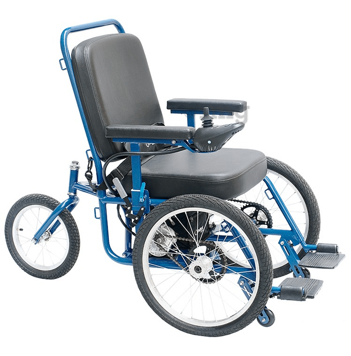 Ibex Electric Wheelchair Designed for PwDs and Elderly Tadpole Three Wheel with Lithium Polymer Battery and Quick Release