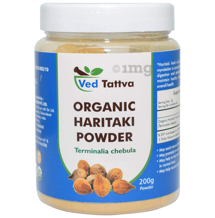 Ved Tattva Organic Haritaki Terminalia Chebula Powder