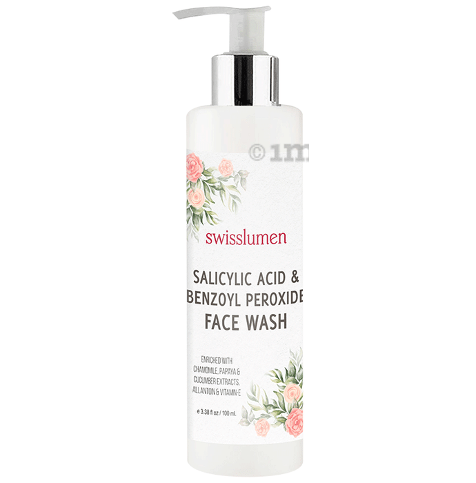 Swisslumen Salicylic Acid & Benzoyl Peroxide Face Wash