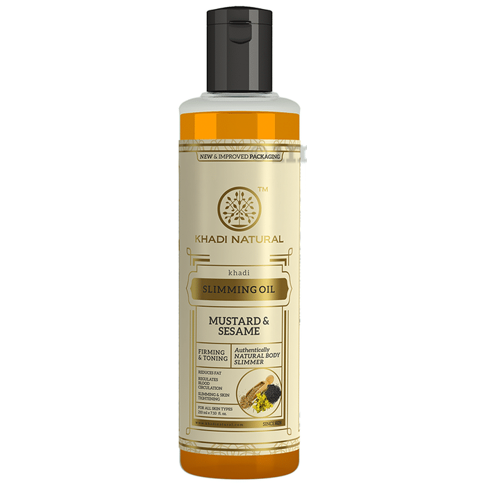 Khadi Naturals Mustard & Sesame Herbal Slimming Oil