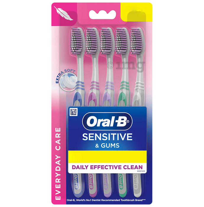 Oral-B Sensitive & Gums Everyday Care Toothbrush Multicolor