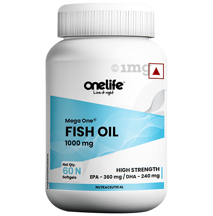 OneLife Mega One Fish Oil Softgels