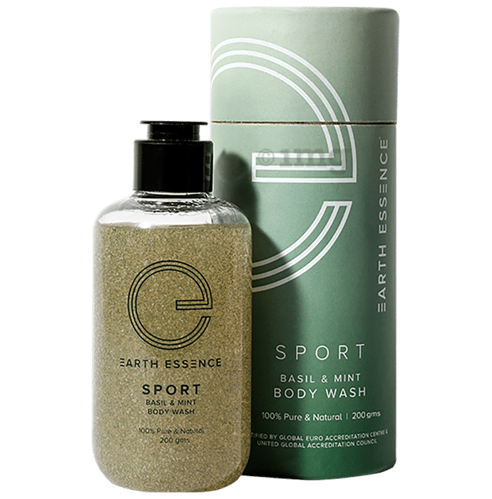 Earth Essence Sport Basil & Mint Body Wash