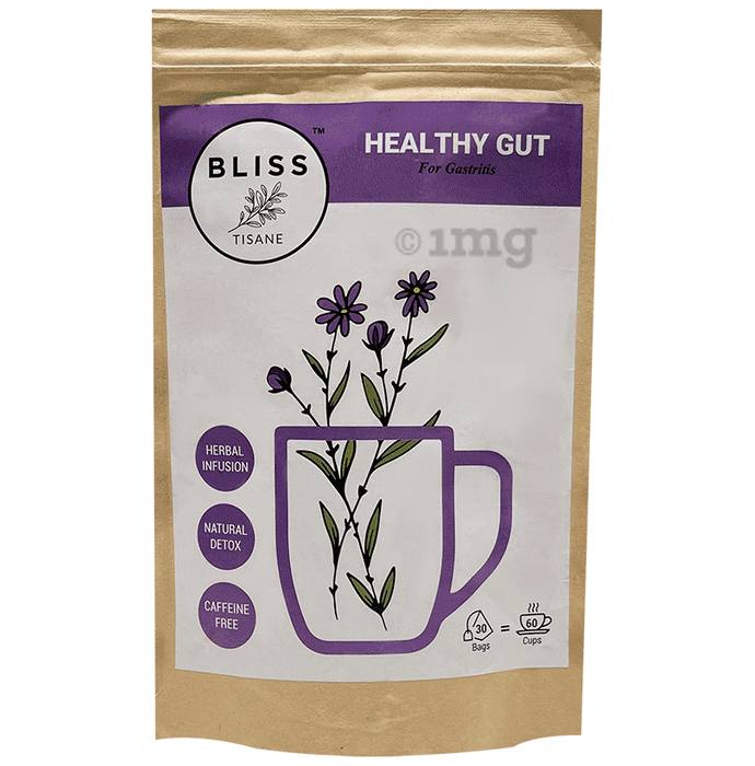 Bliss Tisane Herbal Tea for Gastritis | Gut Health | Gas Relief (2gm Each)