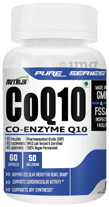 Nutrija CoQ10 Co-Enzyme Q10 50mg Capsule