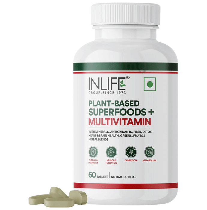 Inlife Plant-Based Superfoods+Multivitamins Tablet