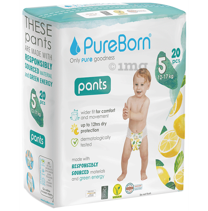 Pureborn Baby Diaper Lemon 5