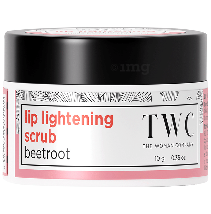 TWC The Woman Company Lip Lightening Scrub Beetroot