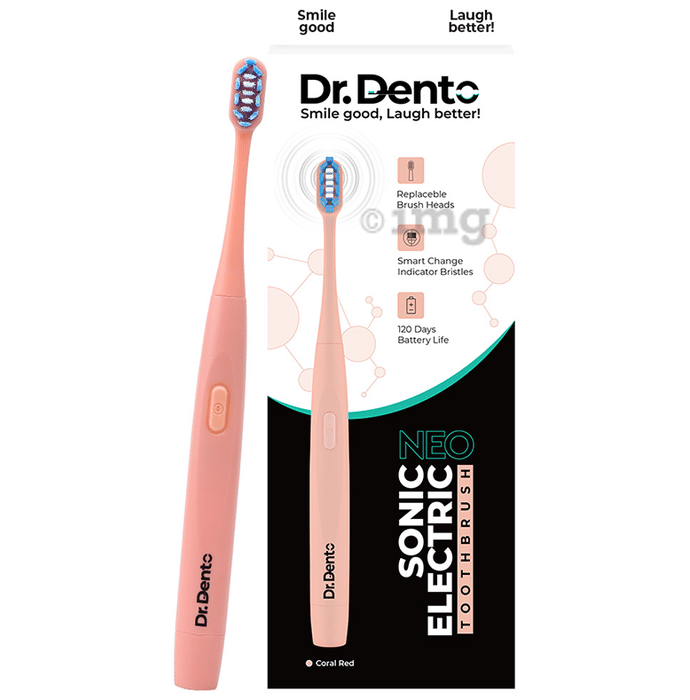Dr. Dento Neo Series Sonic Electric Toothbrush Coral Red