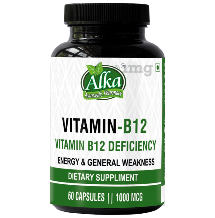 Alka Ayurvedic Pharmacy VitaminB12 Capsule Buy bottle of 60 capsules