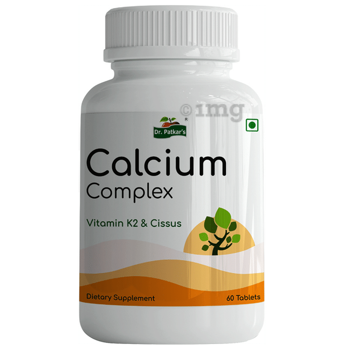 Dr. Patkar's Calcium Complex Tablet with Vitamin K2 and Cissus | Supports Joint Health