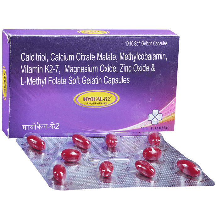 Myocal-K2 Soft Gelatin Capsule