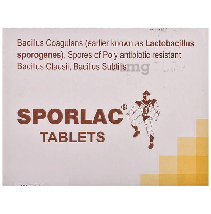 Sporlac Tablet with Probiotics | Supports Gut Microflora