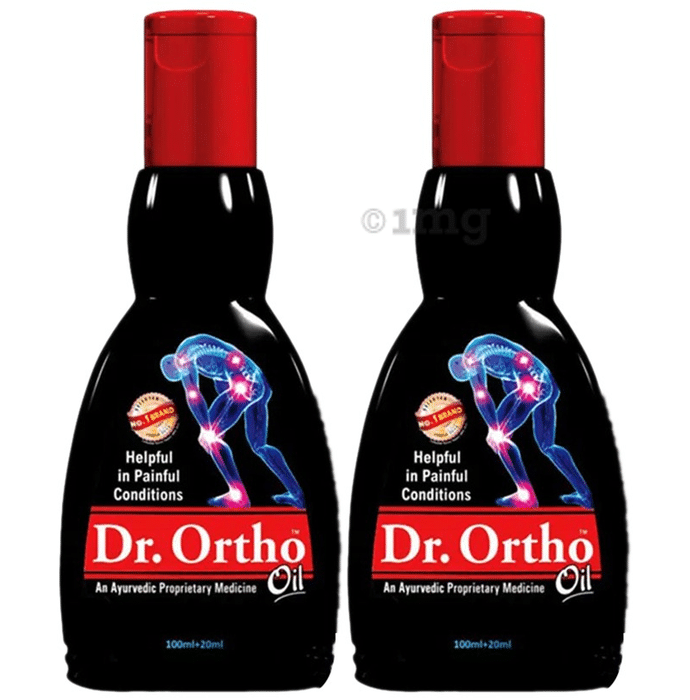 Dr Ortho Ayurvedic Medicine Pain Relief Oil (120ml Each)