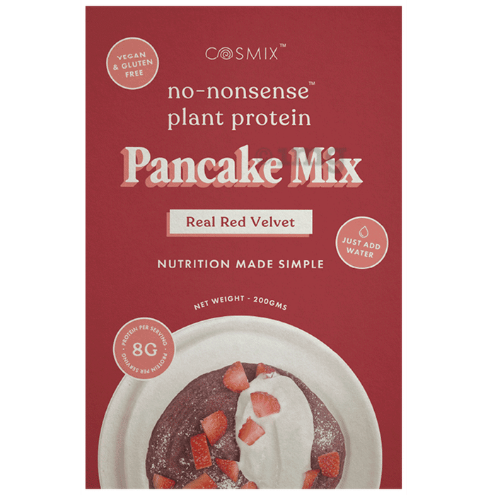 Cosmix No-Nonsense Plant Protein Pancake Mix Red Velvet Love
