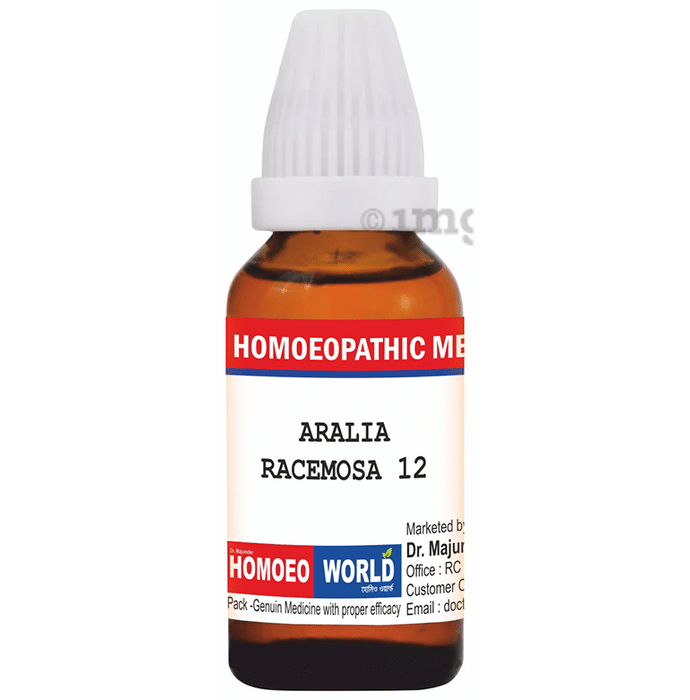Dr. Majumder Homeo World Aralia Racemosa Dilution (30 ml Each) 12 CH