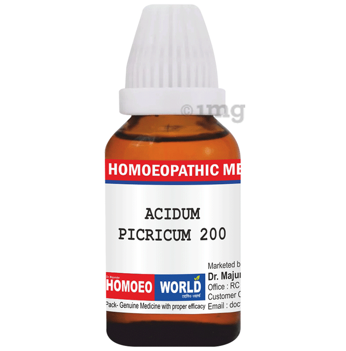 Dr. Majumder Homeo World Acidum Picricum Dilution 200