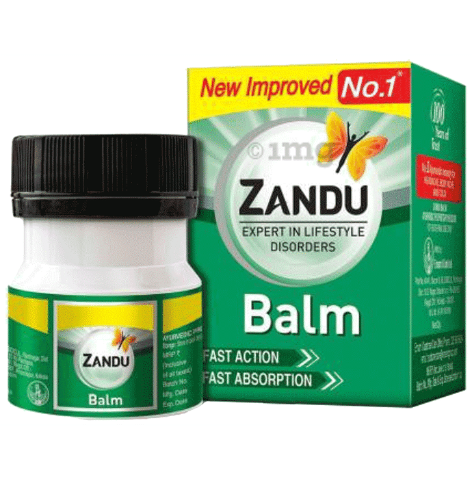 Zandu Balm | Effective Relief from Cold, Headache & Body Ache
