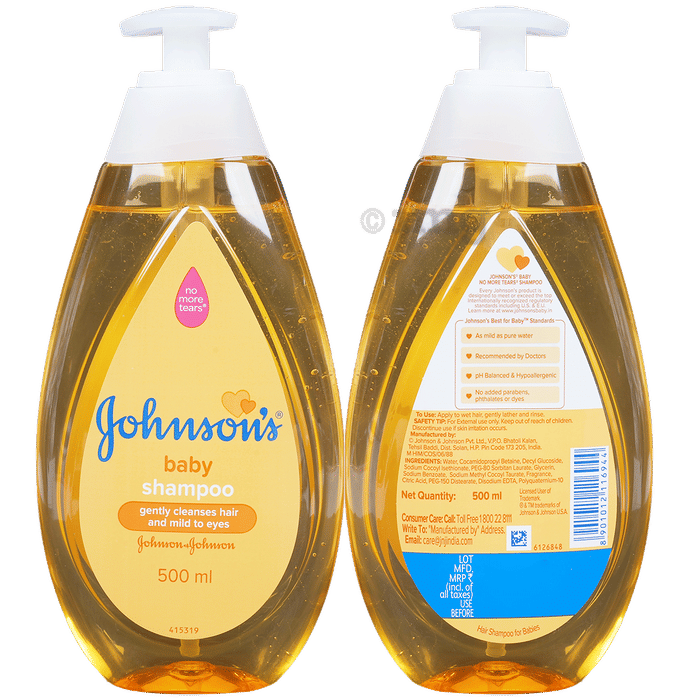 Johnson's Baby Shampoo for Gentle Hair Cleansing Soap Free & Mild on