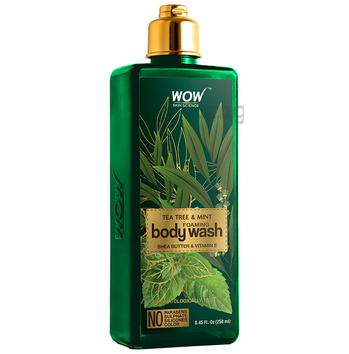 WOW Skin Science Tea Tree & Mint Foaming Body Wash