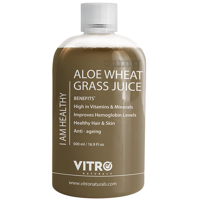Vitro Naturals I Am Healthy Aloe Wheatgrass Anti-Ageing