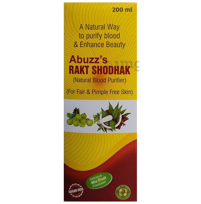 Abuzz's Rakt Shodhak Syrup Mix Fruit Sugar Free
