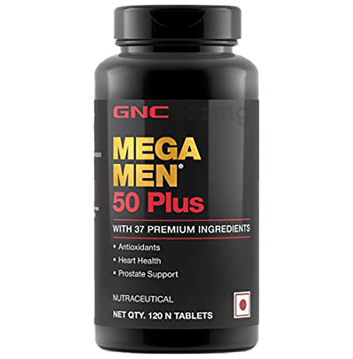 GNC Mega Men 50 Plus | With Antioxidants for Heart & Prostate Support | Tablet