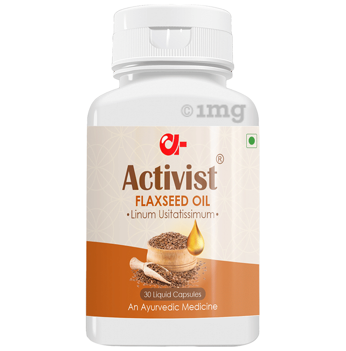 Activist Flaxseed Oil Liquid Capsule Buy bottle of 30.0 capsules at