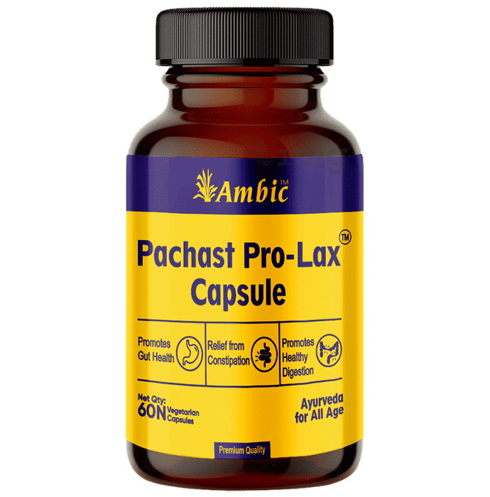 Ambic Pachast Pro-Lax Vegetarian Capsule (60 Each)