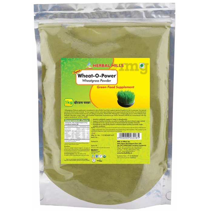 Herbal Hills Wheat-O-Power Wheatgrass Powder Value Pack