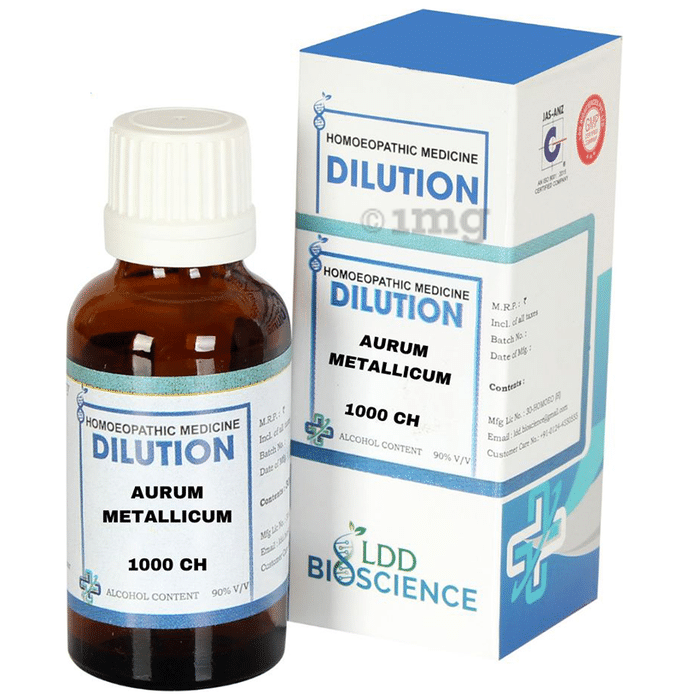 LDD Bioscience Aurum Metallicum Dilution 1000 CH
