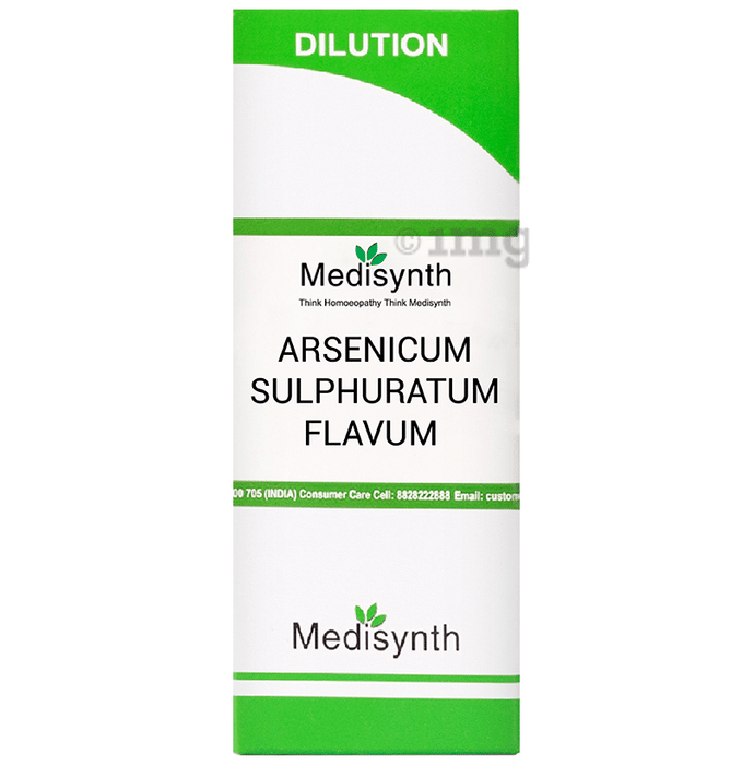 Medisynth Arsenicum Sulphuratum Flavum Dilution 30