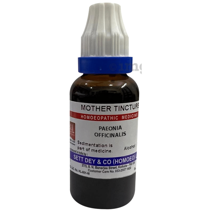 Sett Dey Paeonia Officinalis Mother Tincture