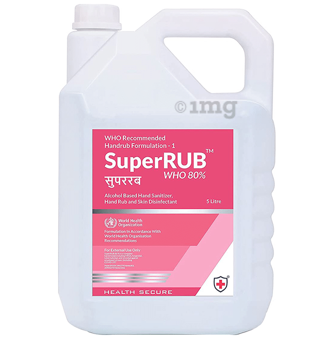 Super Rub WHO 80% Alcohol Based Hand Sanitizer