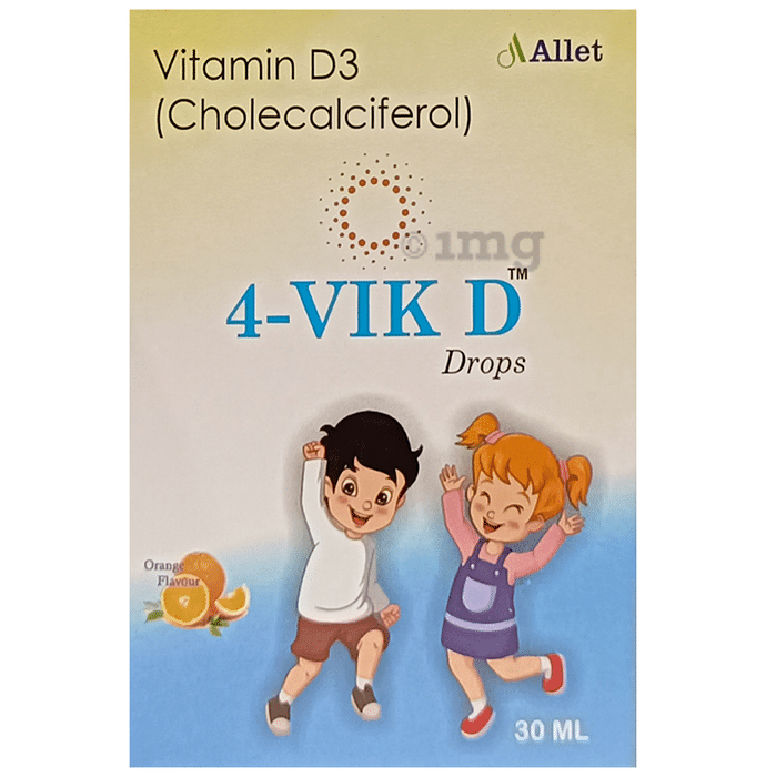 4-Vik D Oral Drops Orange