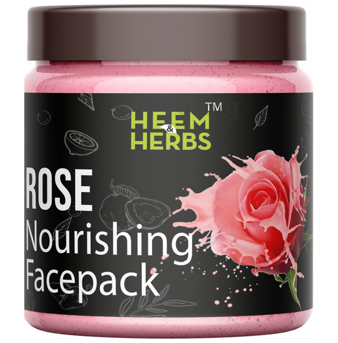 Heem & Herbs Rose Nourishing Face Pack (100gm Each)