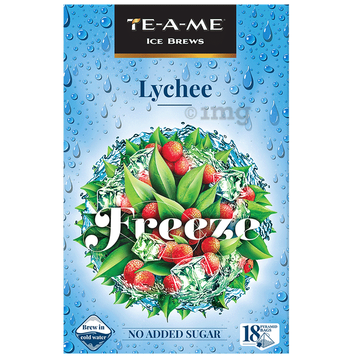 TE-A-ME Ice Brews Infusion Pyramid Bag (3gm Each) Lychee Freeze