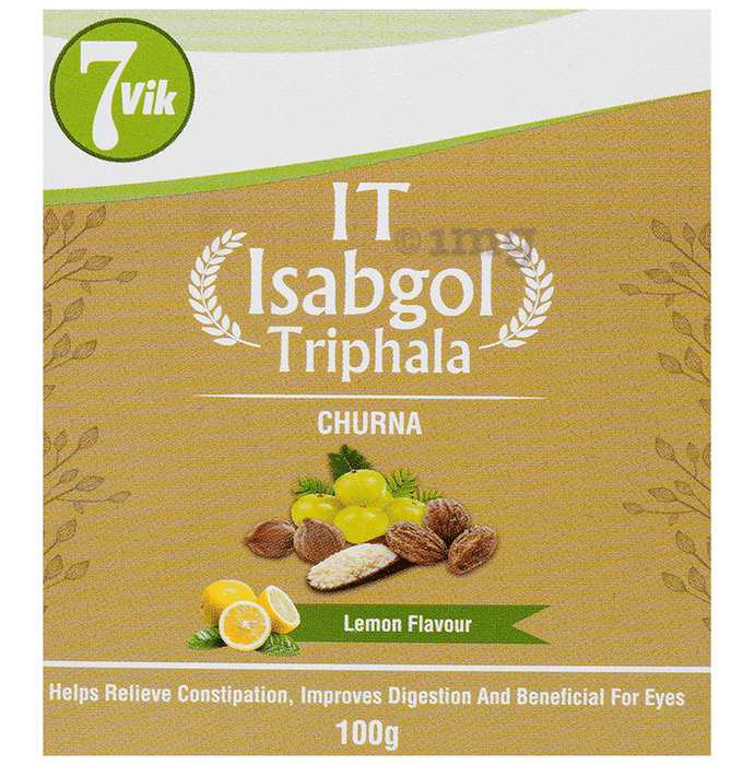 7vik Isabgol Triphala Churna Lemon: Buy box of 100.0 gm Churna at