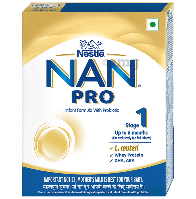 Nestle Nan Pro Stage 1 Infant Formula Milk Powder (Up to 6 Months) Refill