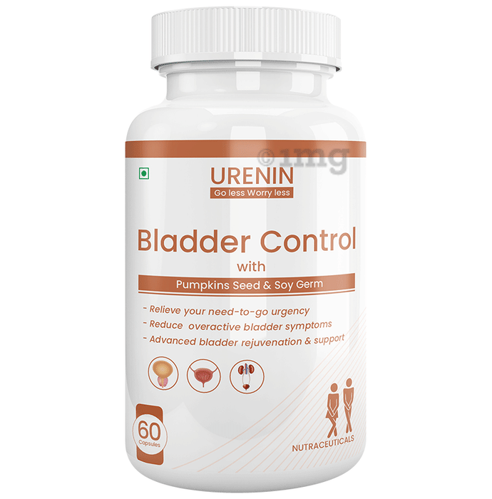 Urenin Bladder Control with Pumpkin Seeds & Soya Germ Capsule