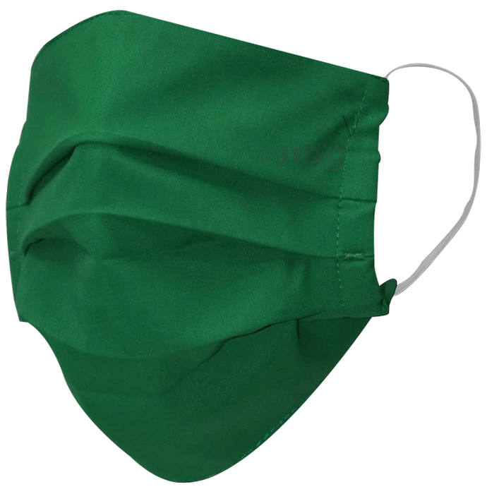 Mowell Washable & Reusable 2 Layer Elastic Earloop Face Mask Green
