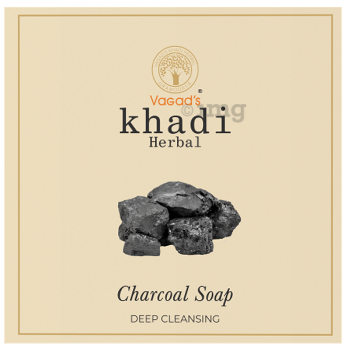 Vagad's Khadi Herbal Charcoal Soap