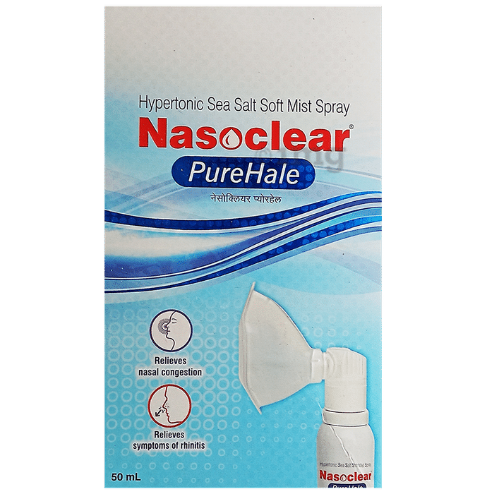 Nasoclear Purehale Spray | Relieves Nasal Congestion & Symptoms of Rhinitis