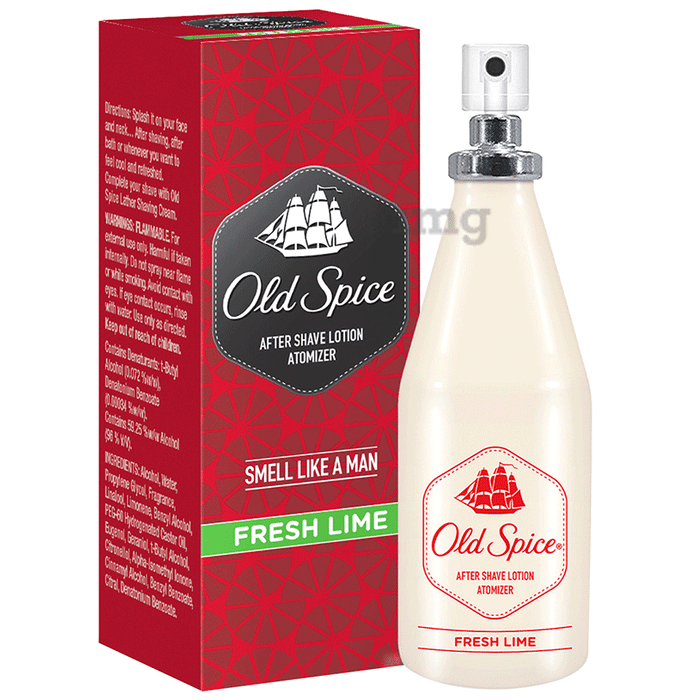 Old Spice After Shave Lotion Atomizer Fresh Lime