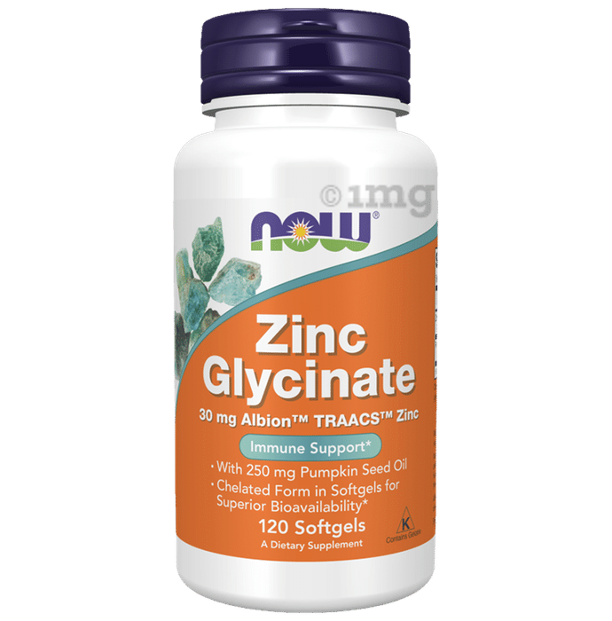 Now Foods Zinc Glycinate Softgel