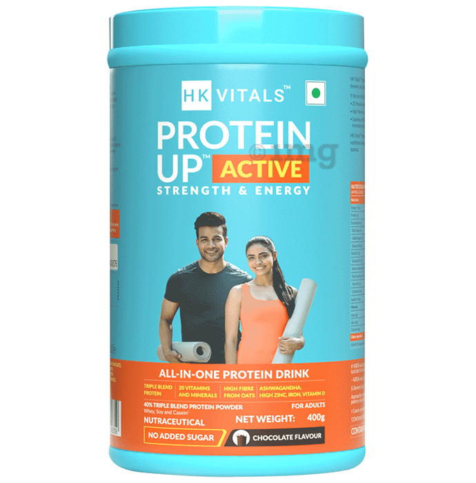 HK Vitals Protein Up Active with Whey & Soy Protein, Ashwagandha, Vitamins & Minerals | For Strength & Energy